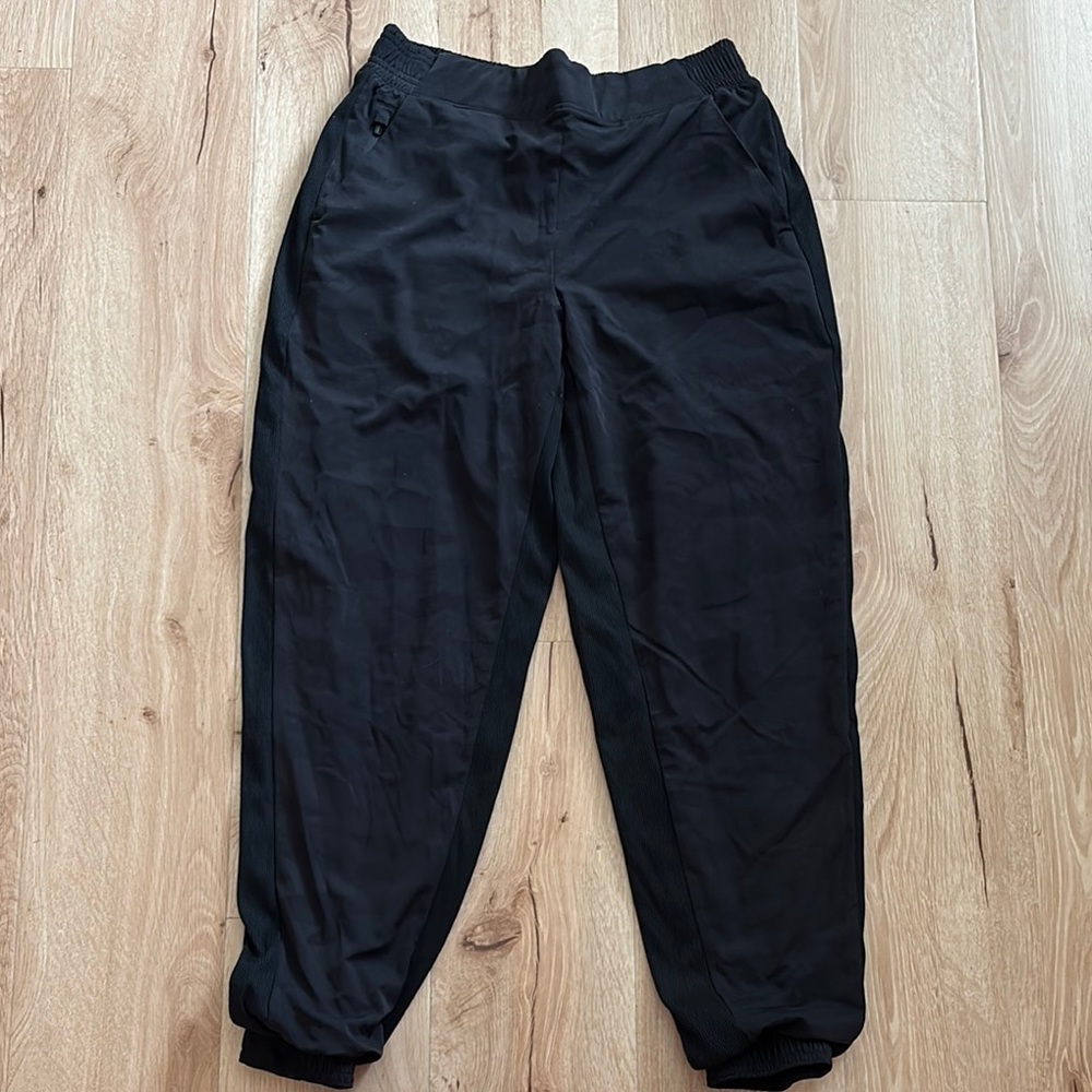 Athleta Black Sweatpants with Elastic Cuffs